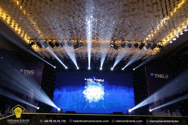 Stage design and backdrop service at VietnamEvents
