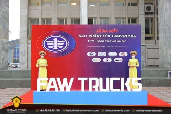 product launch of fawtrucks