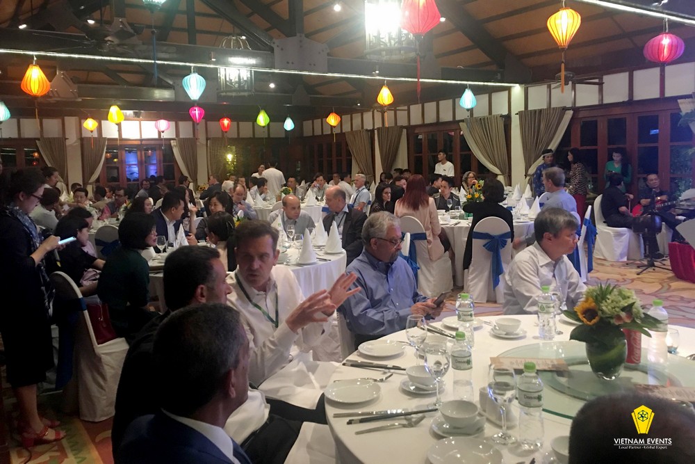 gala dinner for GCF STRUCTURED DIALOGUE WITH ASIA on the evening of April 17, 1818 in danang, vietnam