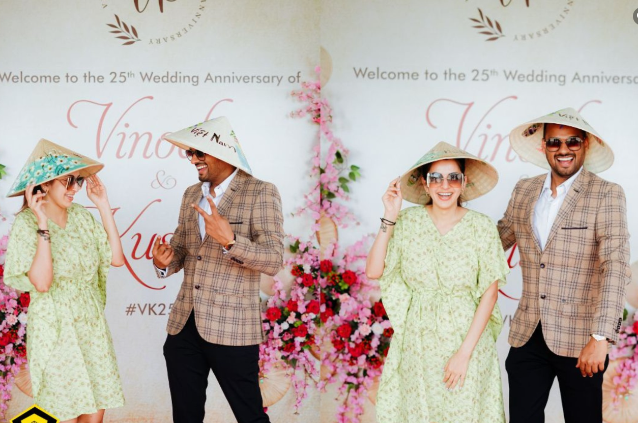 Impressive silver wedding of Indian couple Vinod & Kusum in Hoi An