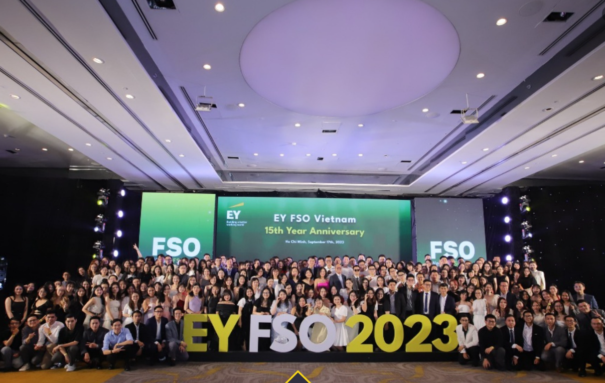 Impressive gala dinner celebrating EY FSO'S 15th birthday