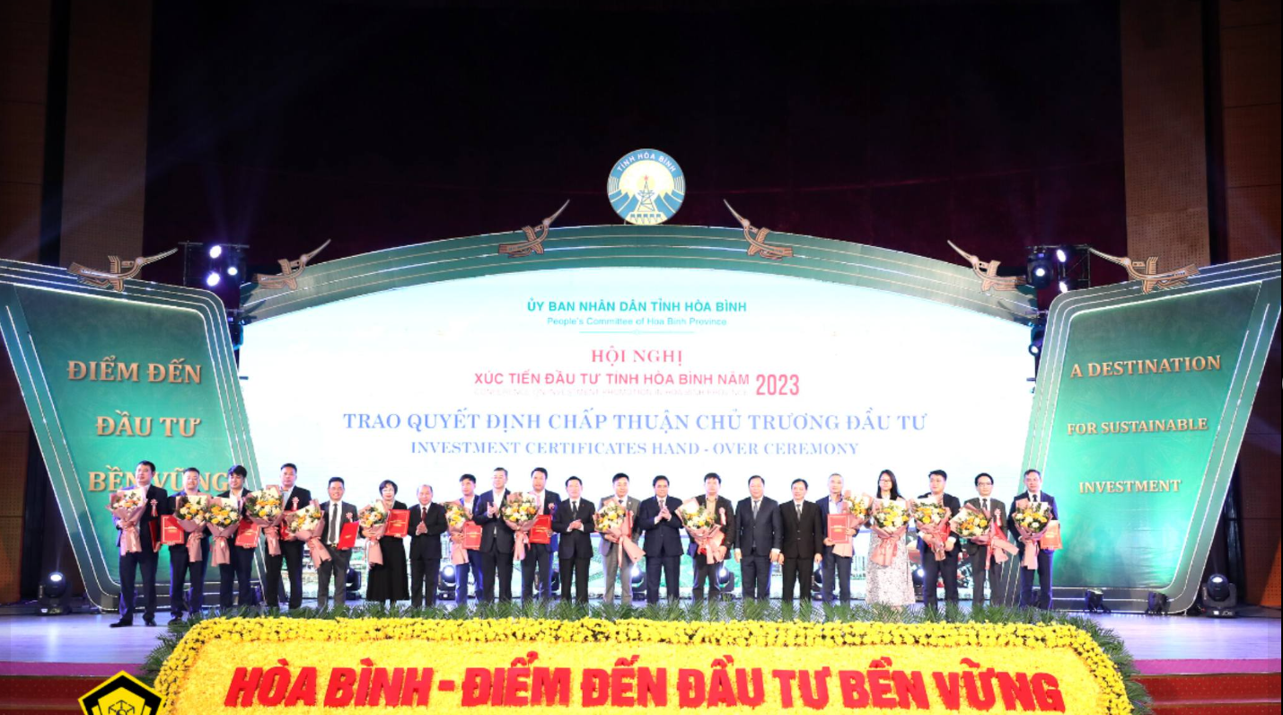 Conference on investment promotion in Hoa Binh province 2023