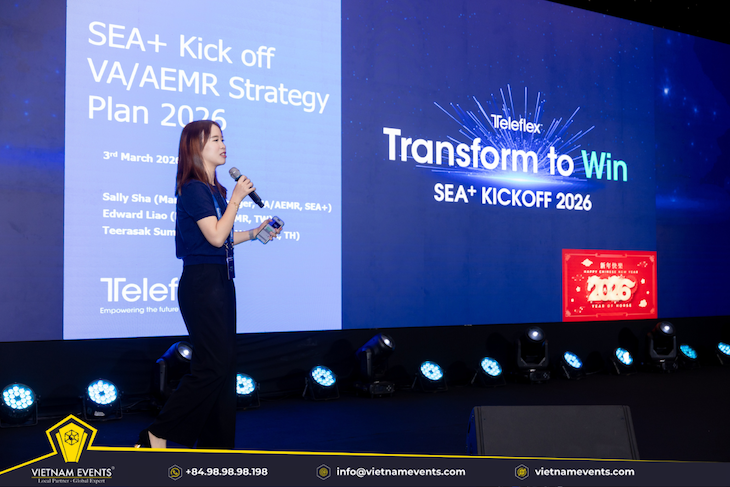 Teleflex SEA+ Kickoff 2026 successfully delivered by VietnamEvents in Hanoi