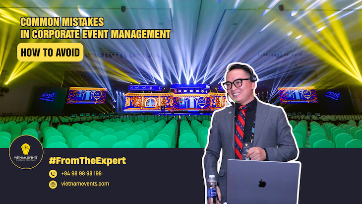 Common mistakes in corporate event management – and how to avoid them