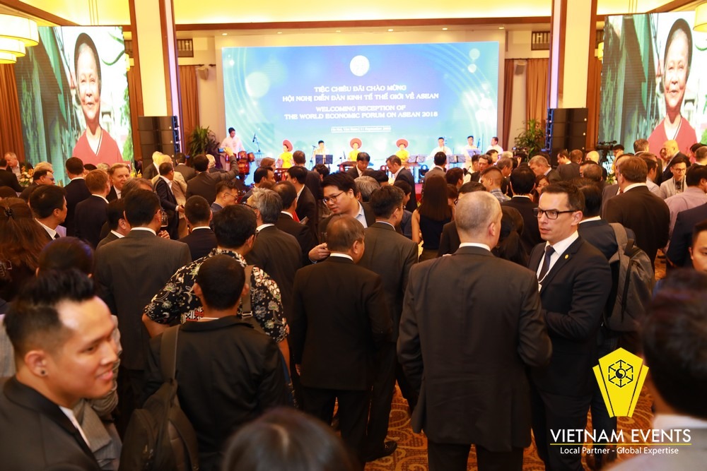 Welcoming reception of World Economic Forum on ASEAN 2018
