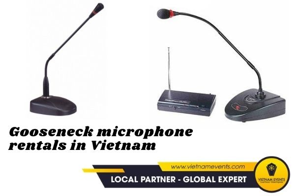 Gooseneck microphone rentals in Vietnam