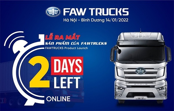 [2 DAYS LEFT] Officially new product launch of Faw Trucks Vietnam