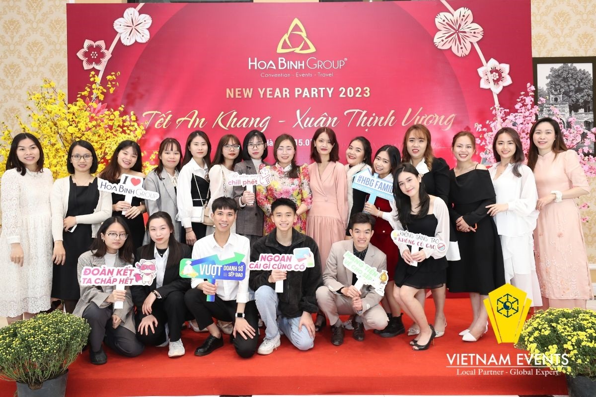 NEW YEAR PARTY 2023 VIETNAMEVENTS | SECURITY, GOOD HEALTH, AND PROSPERITY