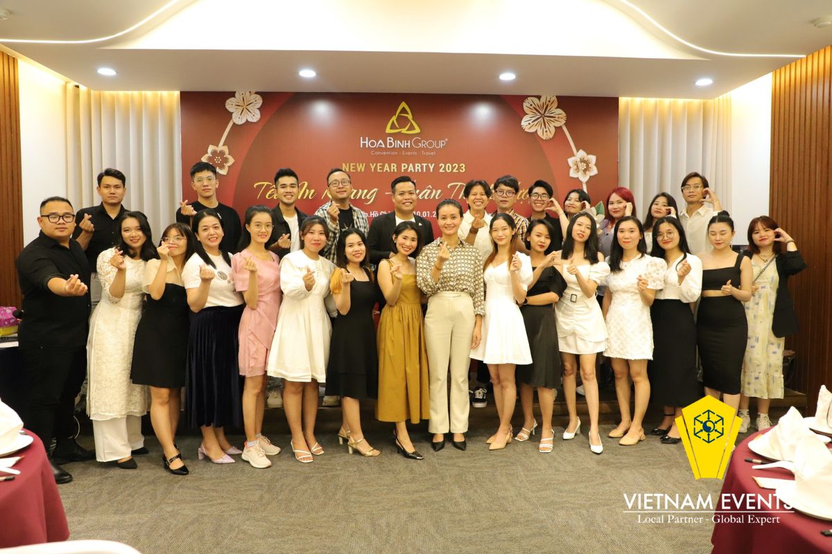 New Year Party VietnamEvents 2023 was also successfully held at the branch of Ho Chi Minh City on January 13