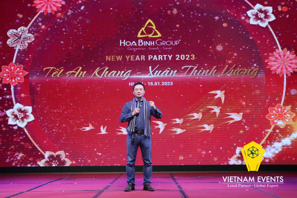 CEO of VietnamEvents, Mr. Jackie Han delivered a speech at the event